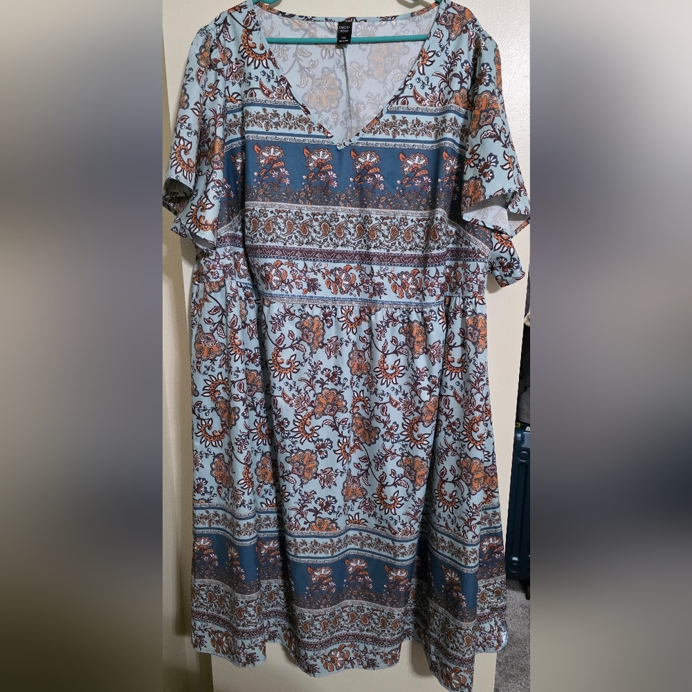 Floral Patterned Mini Dress